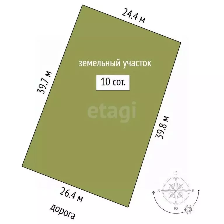 Участок в Тюменская область, Нижнетавдинский муниципальный округ, ... - Фото 1