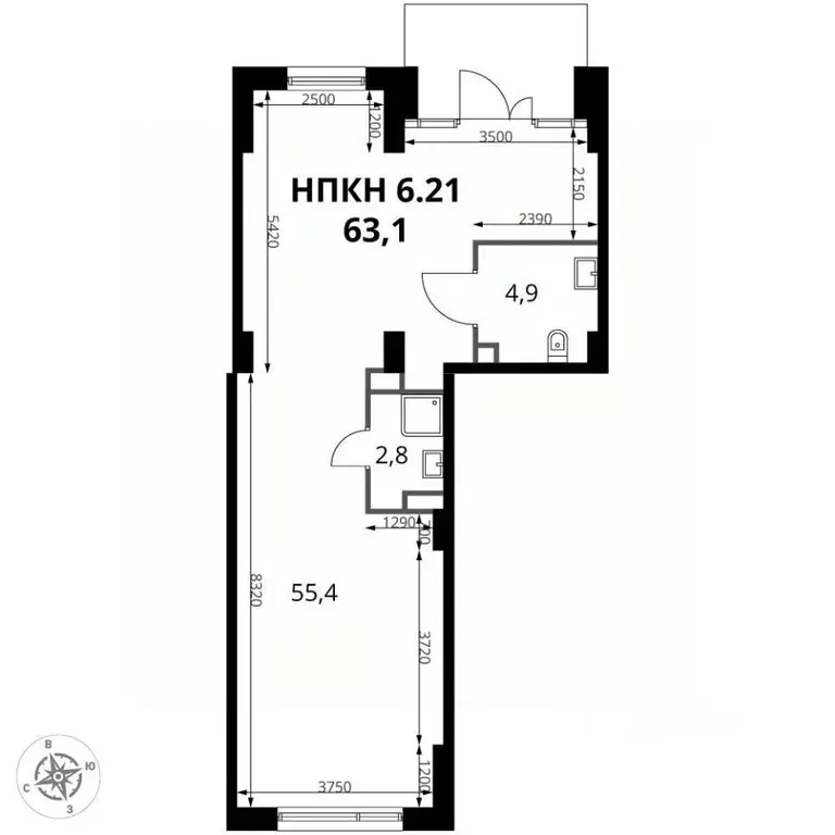 Помещение свободного назначения в Московская область, Химки ... - Фото 2