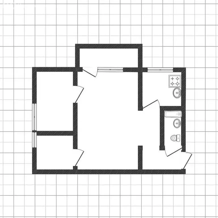 3-комнатная квартира: Белгород, проспект Богдана Хмельницкого, 179 (43 ... - Фото 0