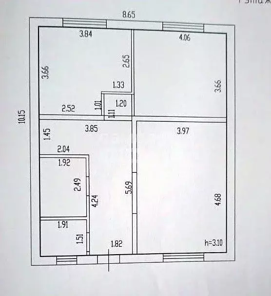 Дом в Алтайский край, Барнаул городской округ, пос. Центральный ул. ... - Фото 2