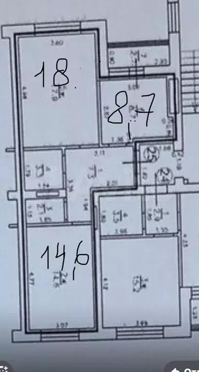 2-к. квартира, 56,5 м, 5/8 эт. - Фото 0