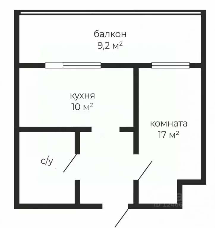 1-к кв. Челябинская область, Челябинск просп. Героя России Е.Н. ... - Фото 2
