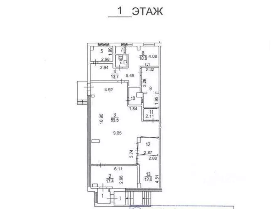 Торговая площадь в Москва ул. Академика Челомея, 4Б (159 м) - Фото 2