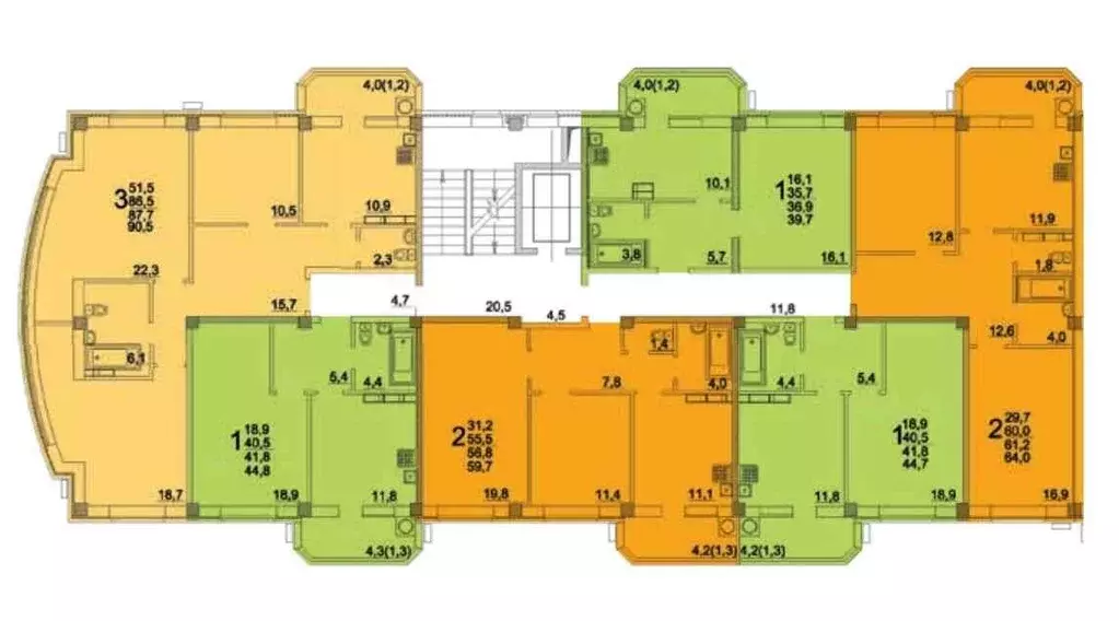 2-к кв. Ставропольский край, Ессентуки ул. Шмидта, 80/1с (59.7 м) - Фото 1