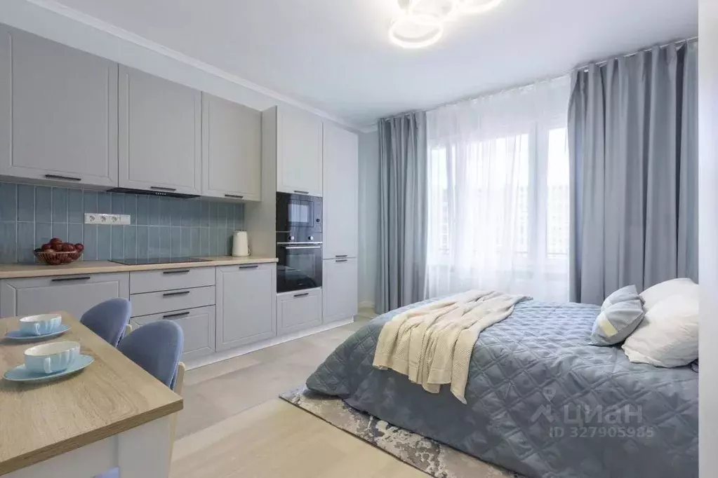 Студия Москва ул. Берзарина, 32А (24.4 м) - Фото 1