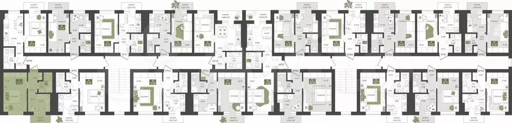1-к. квартира, 23,9 м, 5/5 эт. - Фото 1