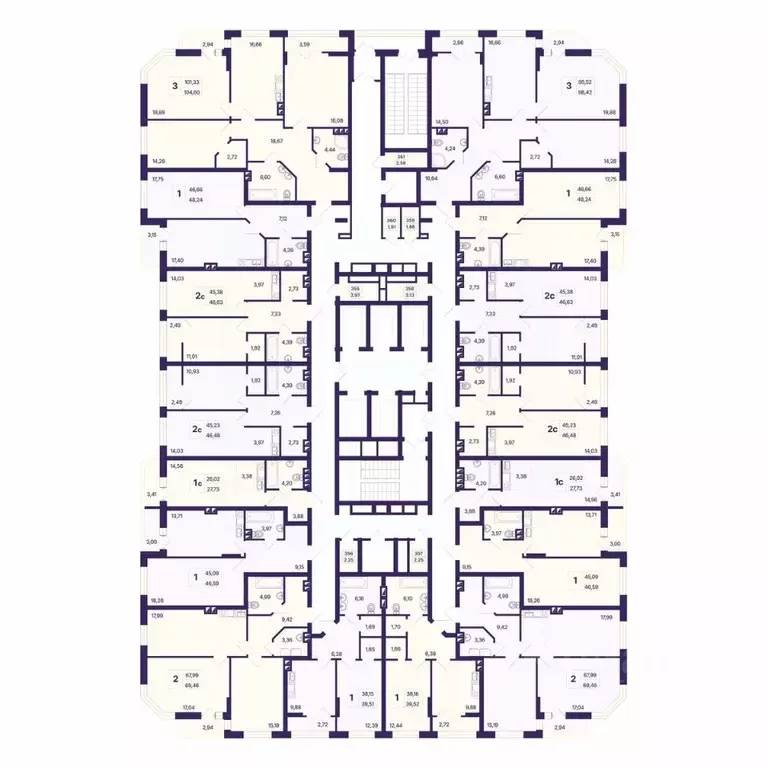 2-к кв. Новосибирская область, Новосибирск Северо-Чемской жилмассив, ... - Фото 1