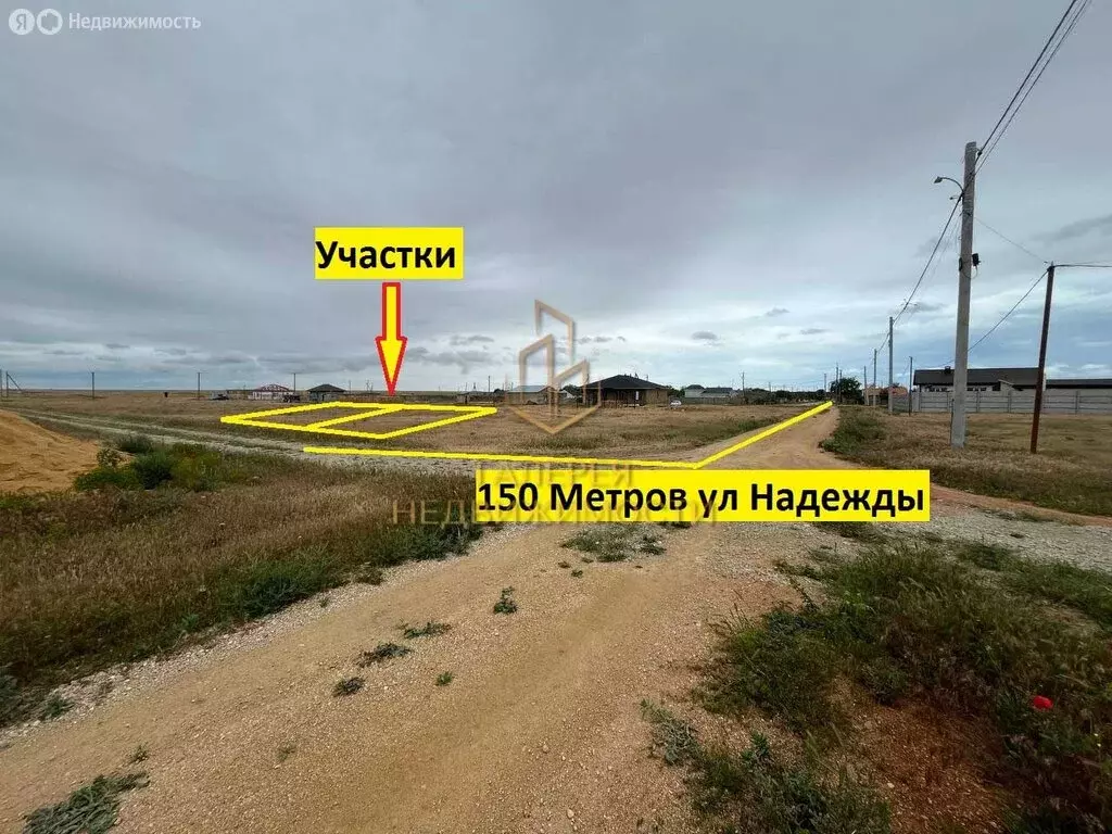 Участок в Сакский район, Суворовское сельское поселение, село Великое, ... - Фото 1