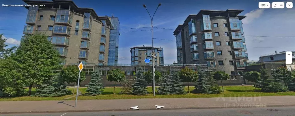 Свободной планировки кв. Санкт-Петербург Константиновский просп., 23 ... - Фото 1