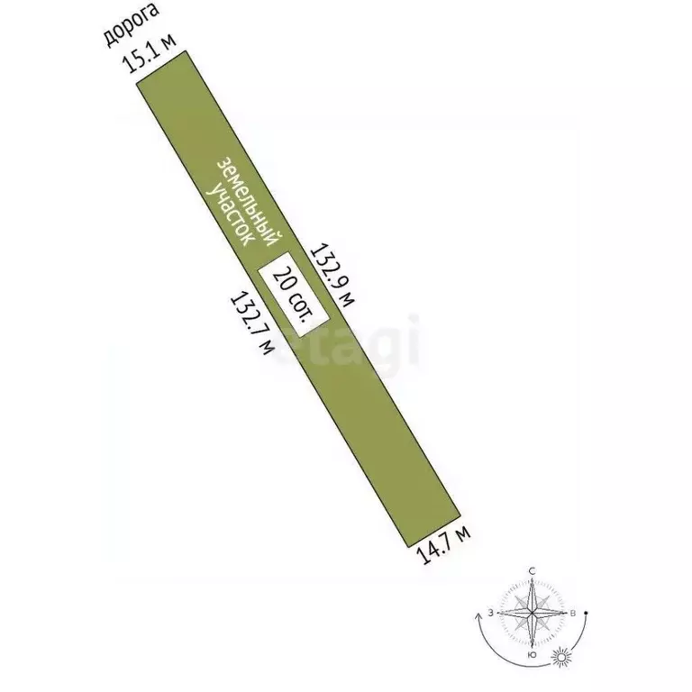 Участок в Мордовия, Большеберезниковский район, с. Гарт Советская ул. ... - Фото 1