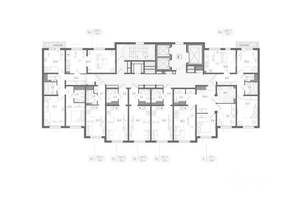 2-к кв. Санкт-Петербург ул. Пахомовская, 16к1 (58.2 м) - Фото 2