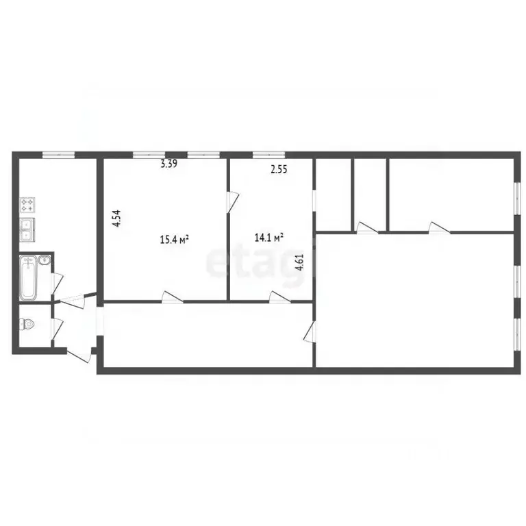 Комната Санкт-Петербург наб. Реки Фонтанки, 129 (29.5 м) - Фото 2
