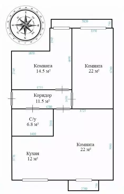 3-к кв. Москва Новорязанская ул., 36 (95.0 м) - Фото 2