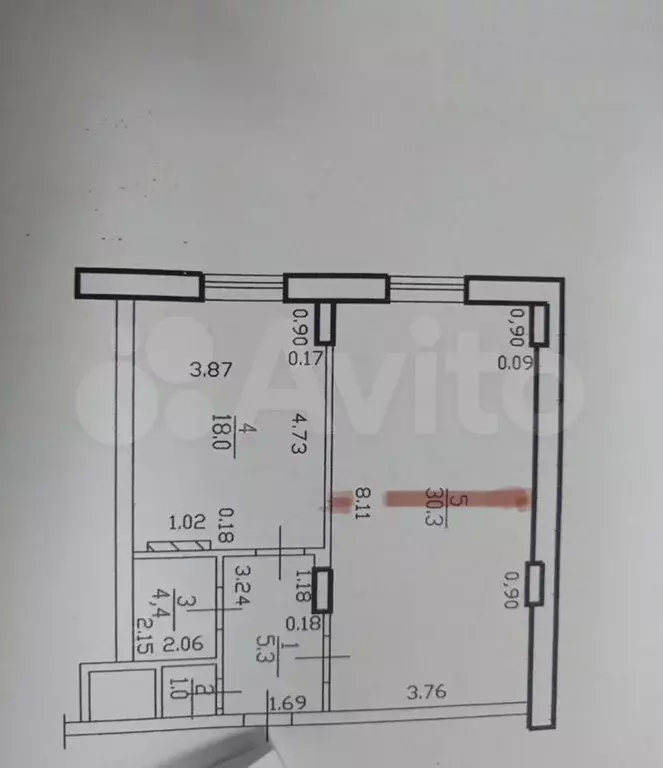 2-к. квартира, 59 м, 4/17 эт. - Фото 0