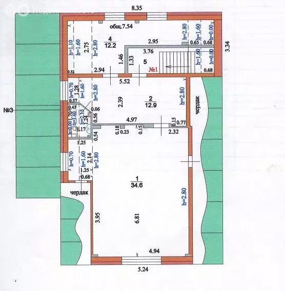 Дом в Курск, 1-я Офицерская улица, 6А (185.5 м) - Фото 1