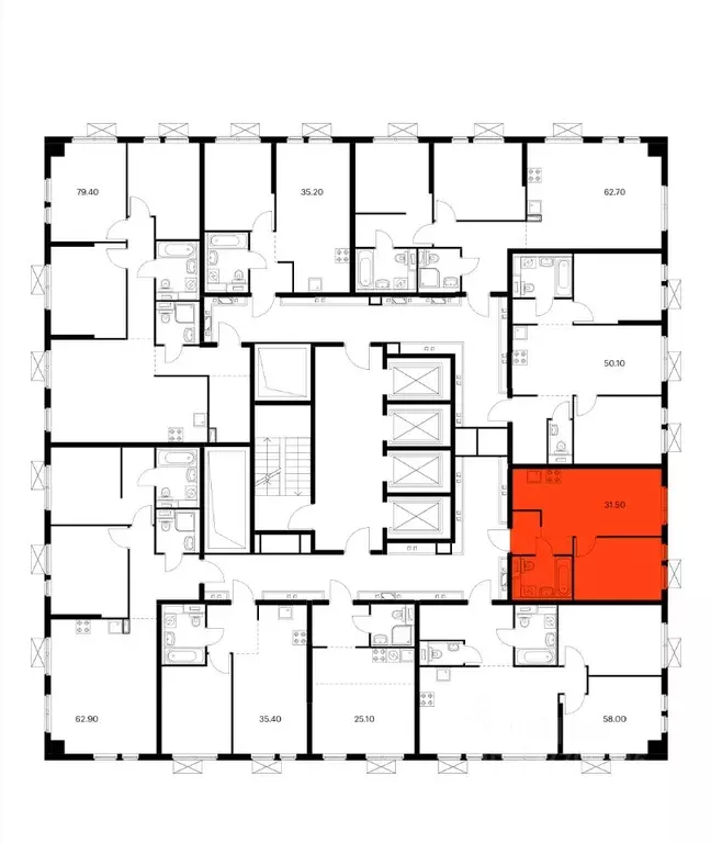 1-к кв. Москва 2-й Нагатинский проезд, 2/3 (31.7 м) - Фото 2