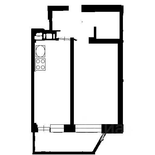 1-к кв. Санкт-Петербург просп. Просвещения, 43 (36.0 м) - Фото 2