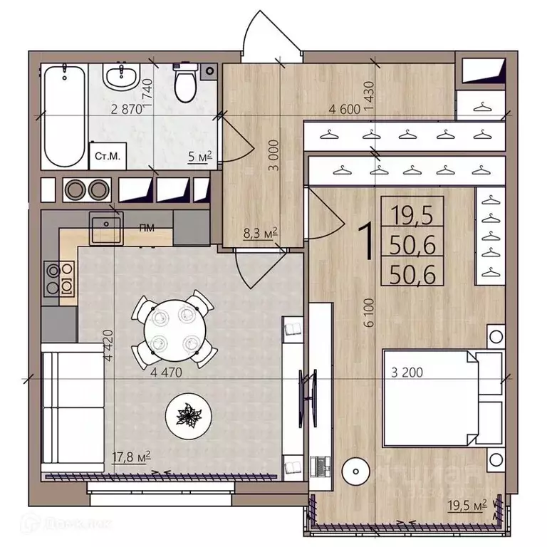 1-к кв. Рязанская область, Рязань пос. Шпалозавода, Окская Стрелка ... - Фото 2