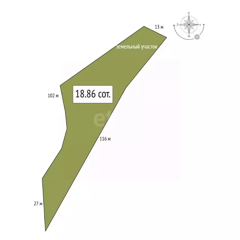 Участок в Алтай, Чемальский район, с. Чепош пер. Чепош, 1 (19.0 сот.) - Фото 2