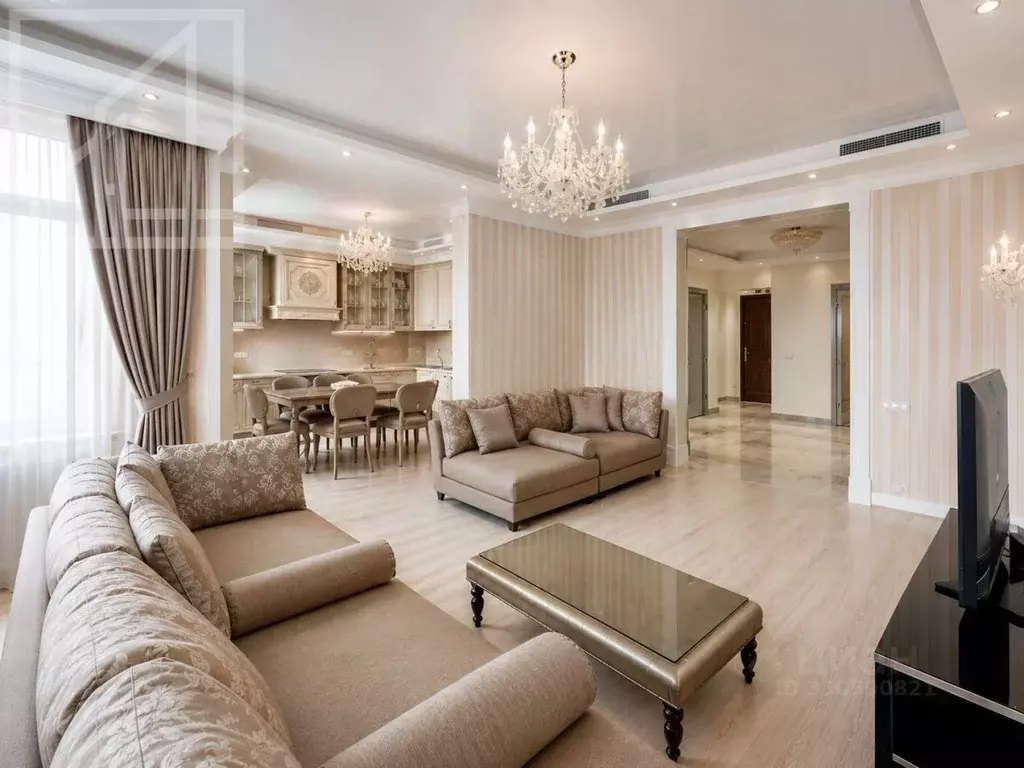 3-к кв. Москва ул. Хамовнический Вал, 36 (116.0 м) - Фото 2