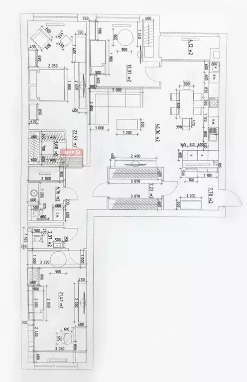 3-к кв. Рязанская область, Рязань Татарская ул., 13к1 (135.4 м) - Фото 2