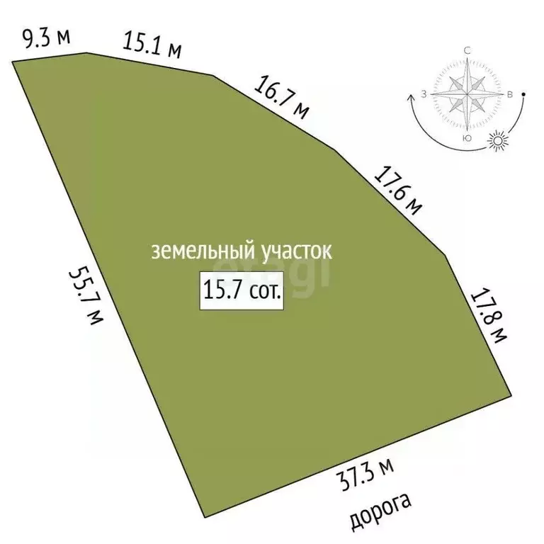 Участок в Крым, Ленинский район, Мысовское с/пос, с. Семеновка ул. ... - Фото 2