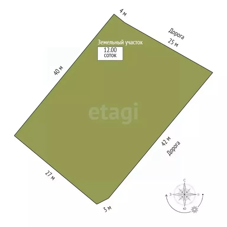 Участок в Ярославская область, Некрасовское рп  (12.0 сот.) - Фото 2