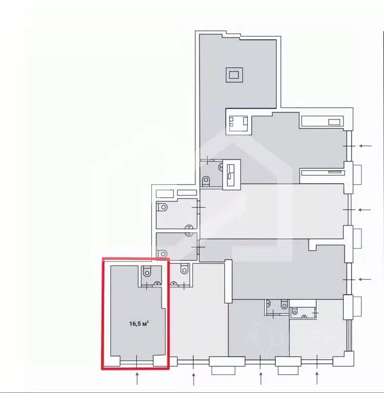 Помещение свободного назначения в Москва Дмитровское ш., вл89 (17 м) - Фото 2