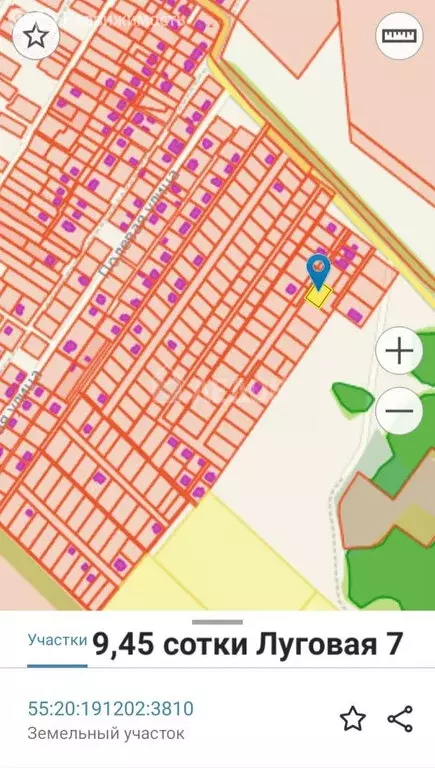 Участок в Омский район, село Пушкино (9.45 м) - Фото 2