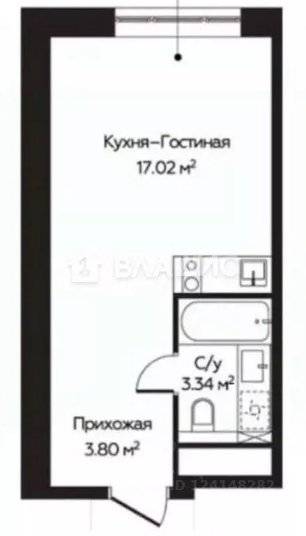 Студия Москва Пятницкое ш., 56Б (24.17 м) - Фото 1