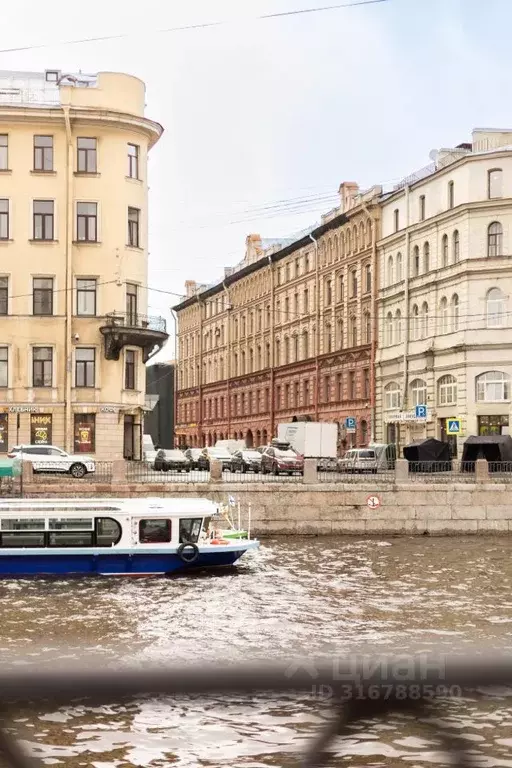 2-к кв. Санкт-Петербург пер. Апраксин, 20 (53.0 м) - Фото 1
