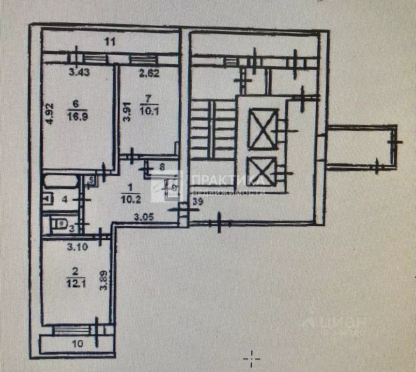Квартира, 2 комнаты, 54 м - Фото 1