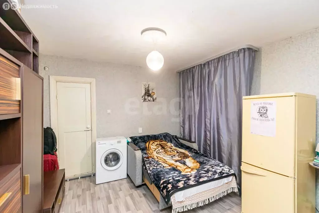 Квартира-студия: Тюмень, Волгоградская улица, 70 (16.9 м) - Фото 1
