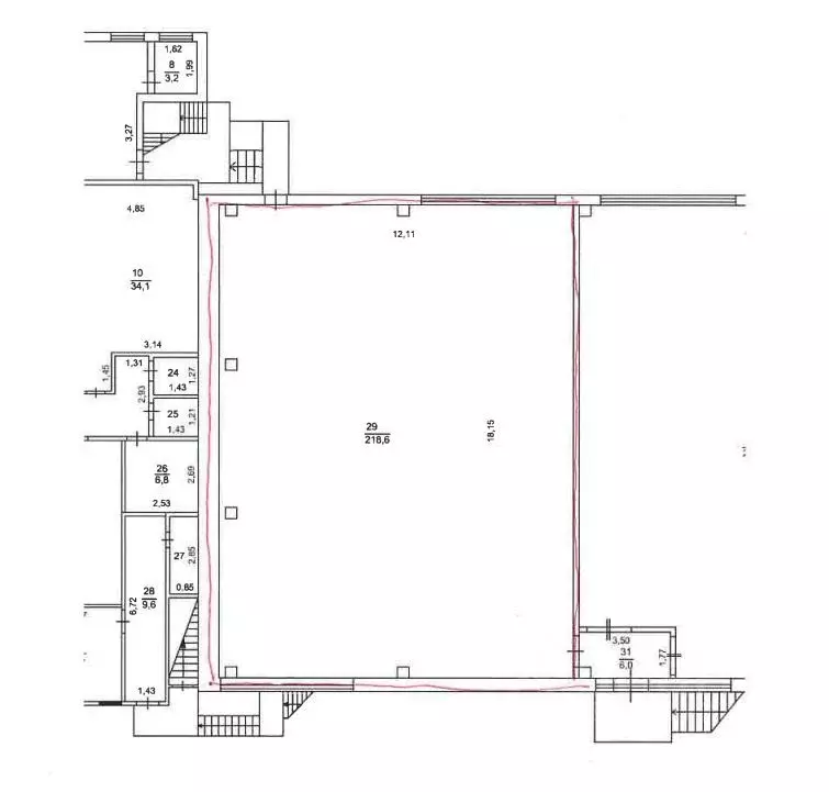 Помещение свободного назначения в Москва Алтуфьевское ш., 27АС9 (218 ... - Фото 1