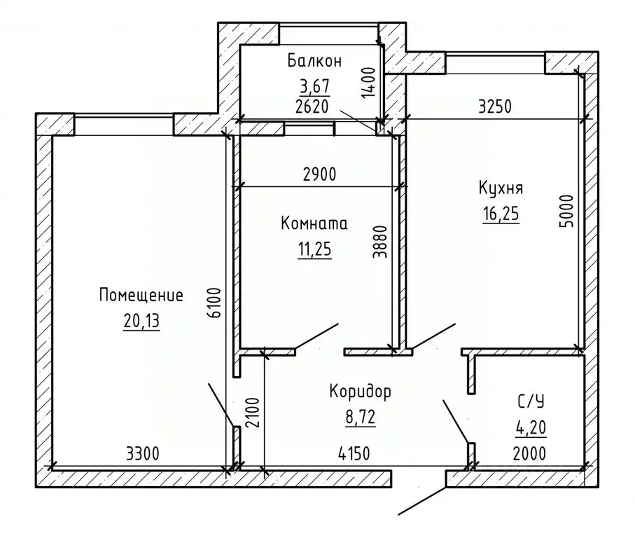 2-к кв. Кабардино-Балкария, Нальчик Московская ул. (64.0 м) - Фото 2