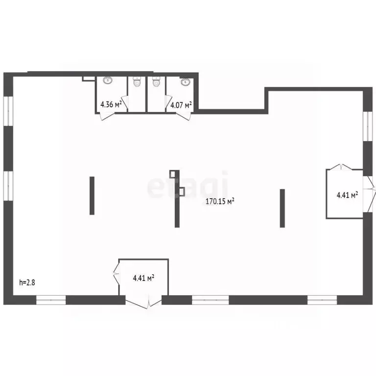 Помещение свободного назначения в Мордовия, Саранск ул. Кирова, 38 ... - Фото 2