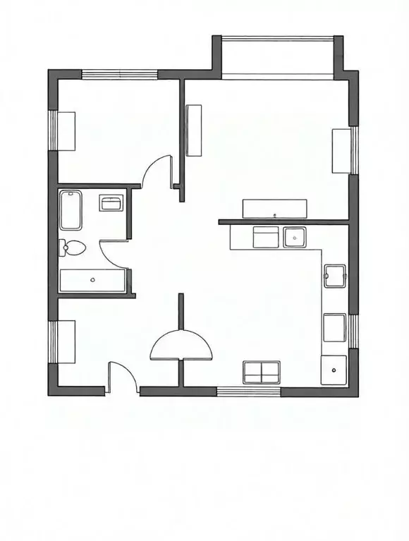 1-к кв. Ярославская область, Данилов ул. Володарского, 72 (33.5 м) - Фото 1
