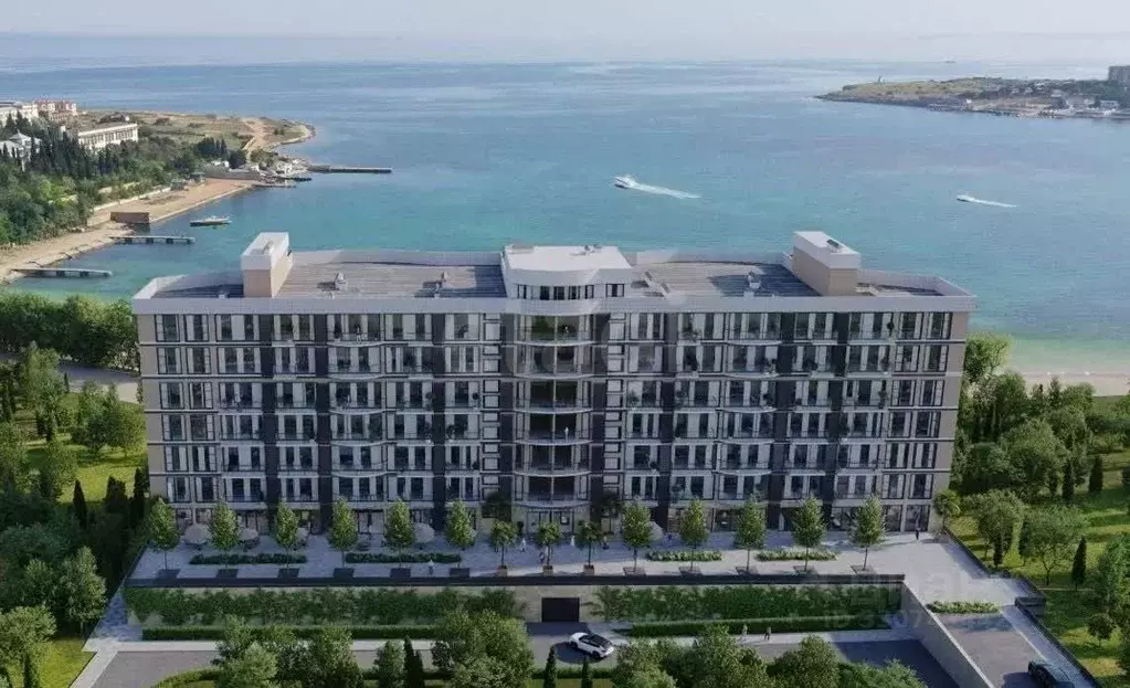Студия Севастополь ул. Пляж Омега, 39с1 (57.4 м) - Фото 1