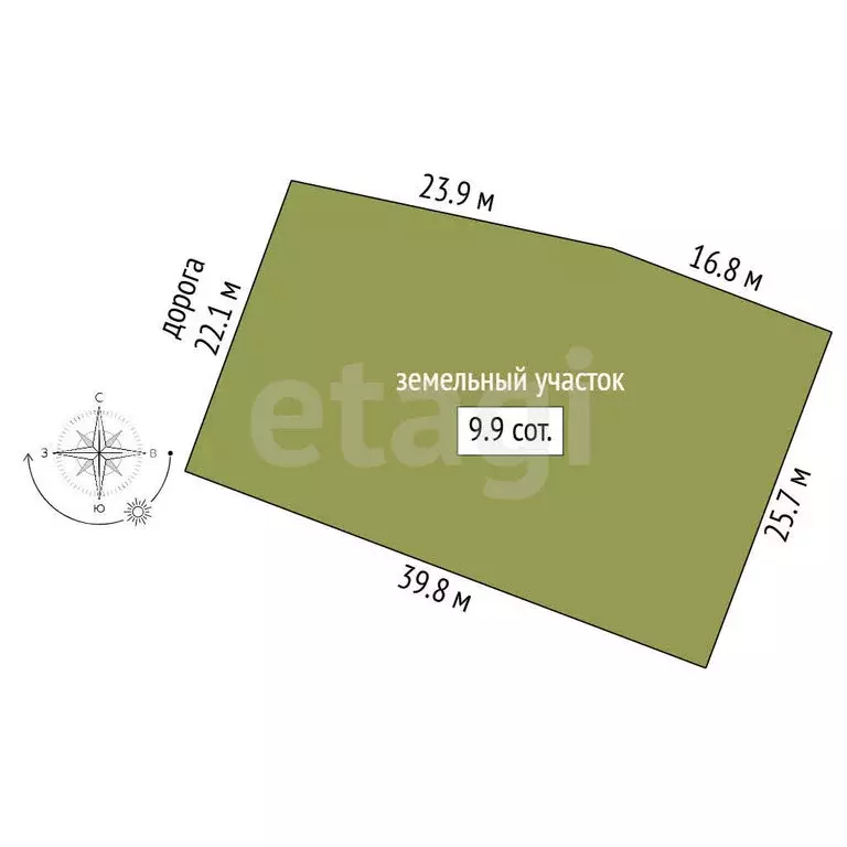 Участок в Заводоуковск, улица Семёна Урусова (9 м) - Фото 1