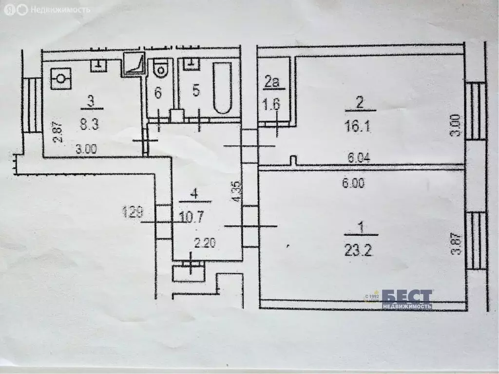 2-комнатная квартира: Москва, проспект Мира, 180 (64 м) - Фото 2
