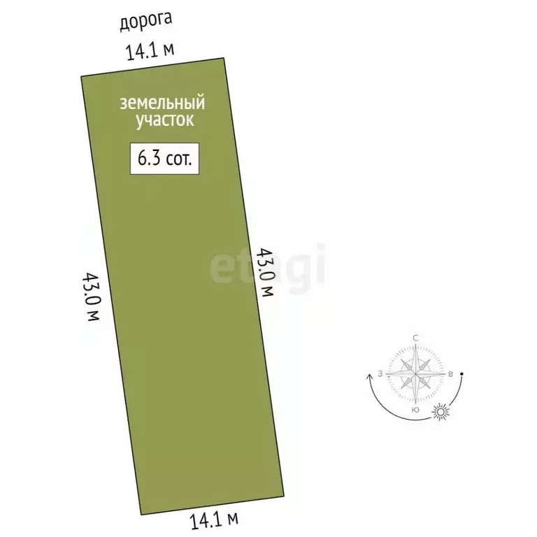 Участок в Ростовская область, Аксайский район, Щепкинское с/пос, пос. ... - Фото 2