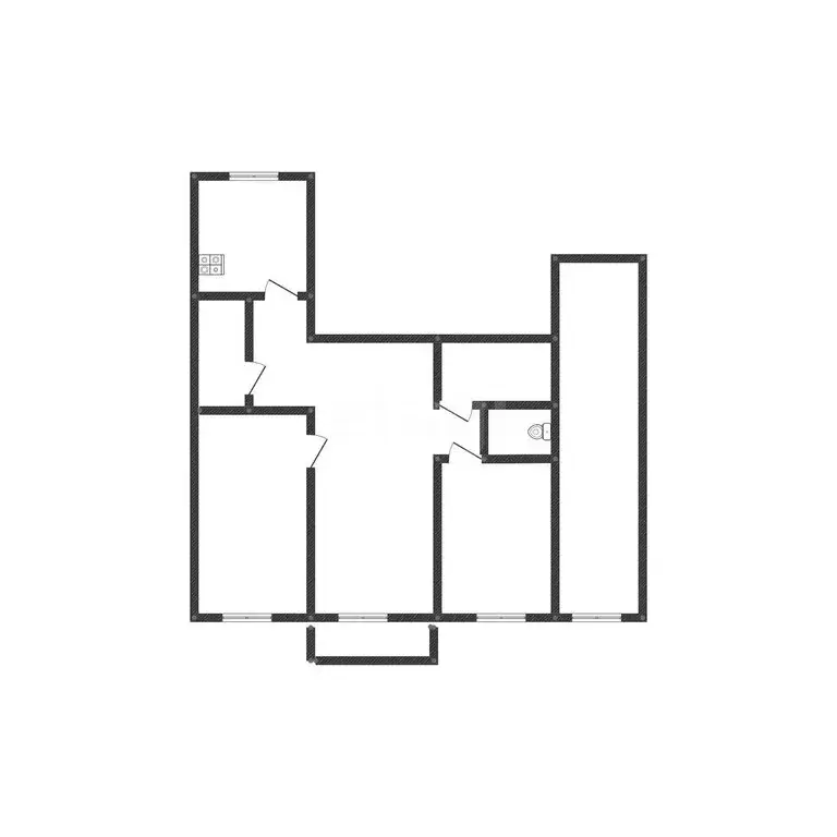 3-комнатная квартира: Ангарск, 13-й микрорайон, 13 (59.7 м) - Фото 1