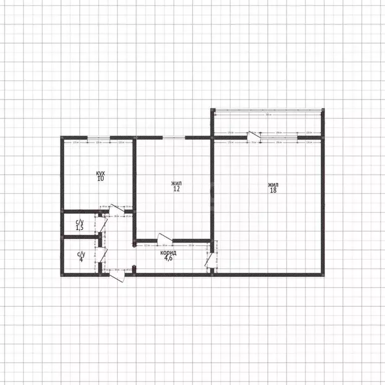 2-к кв. Адыгея, Майкоп ул. Михайлова, 1А (51.2 м) - Фото 2