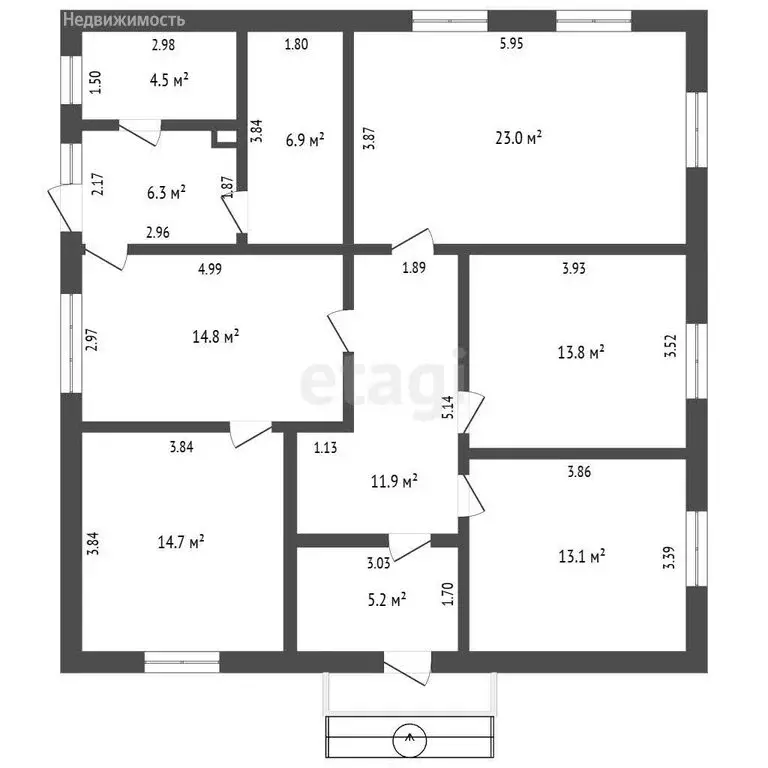 Дом в посёлок Металлплощадка, Береговая улица (151.4 м) - Фото 1