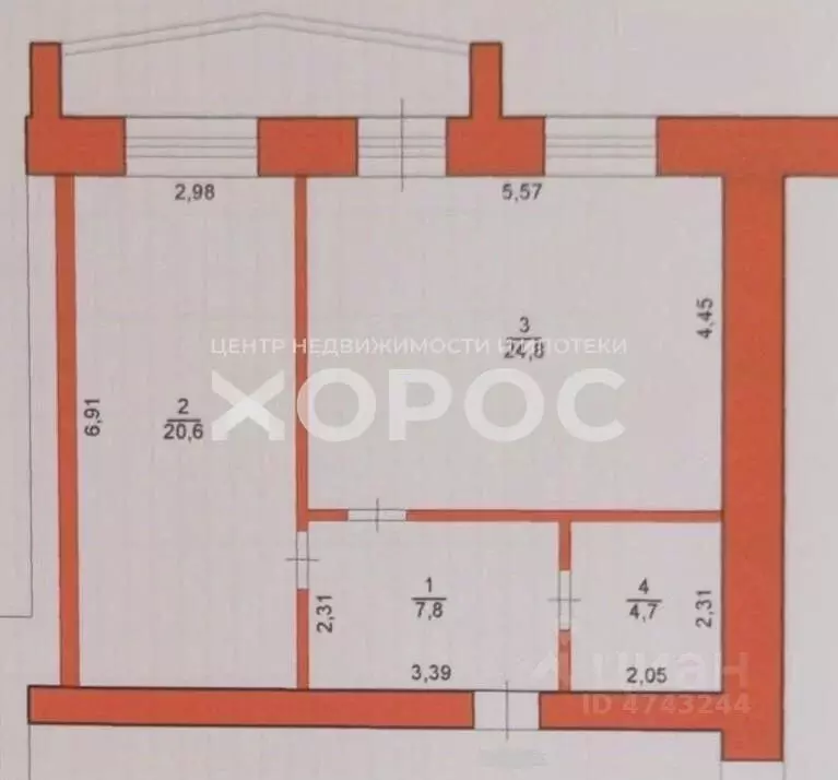 2-к кв. Амурская область, Благовещенск ул. Василенко, 16/1 (60.8 м) - Фото 1