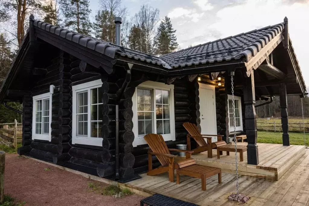 Дом в Ленинградская область, Лодейнопольский район, Янегское с/пос, ... - Фото 1