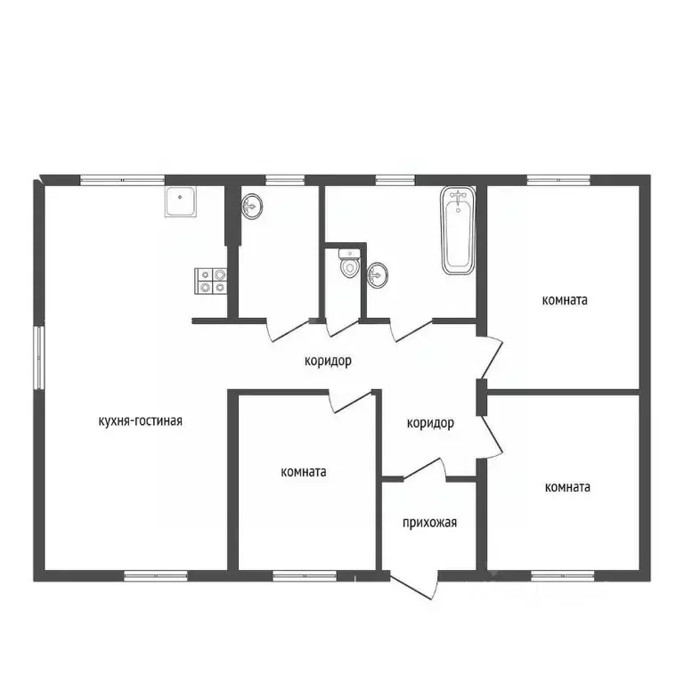 Дом в Воронежская область, Воронеж ул. Приозерная, 34 (119 м) - Фото 1