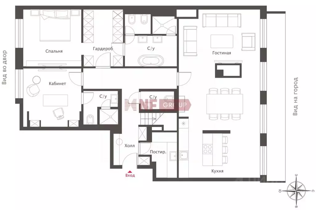 3-к кв. Москва Костянский пер., 13 (140.0 м) - Фото 2