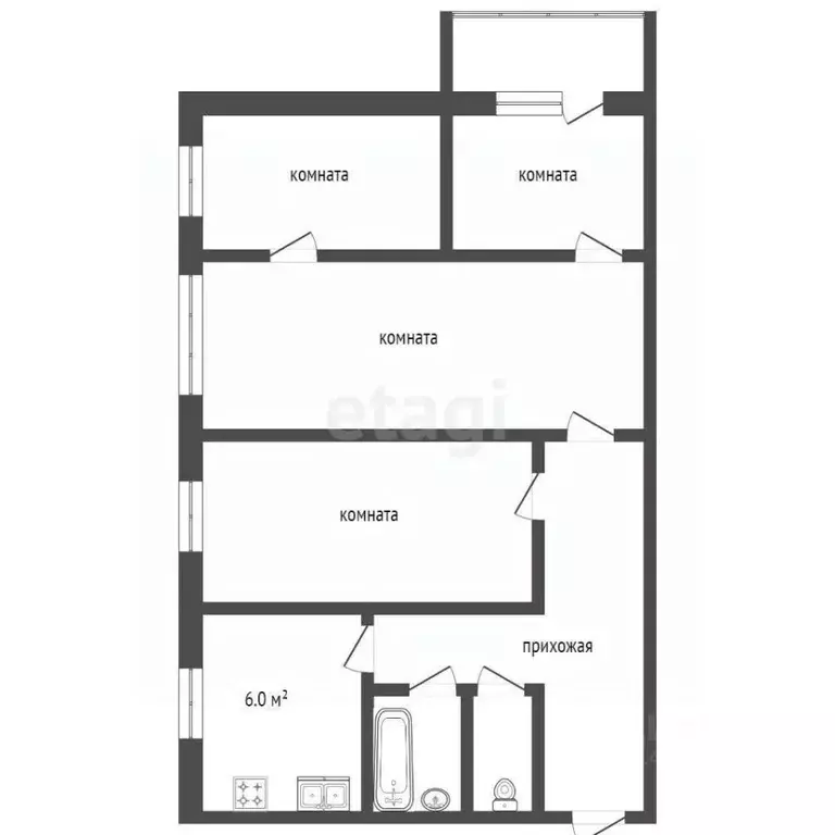 4-к кв. Владимирская область, Ковров ул. Зои Космодемьянской, 5/1 ... - Фото 1