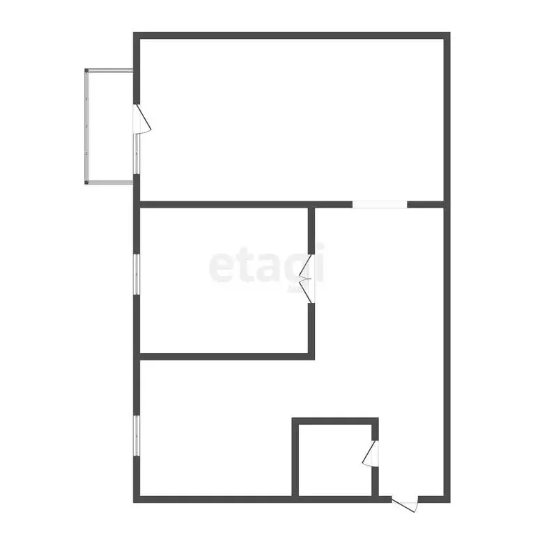 2-комнатная квартира: Улан-Удэ, улица Гольдсобеля, 4 (40.6 м) - Фото 1